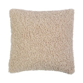 Mars & More kussen teddy krul beige 45x45cm