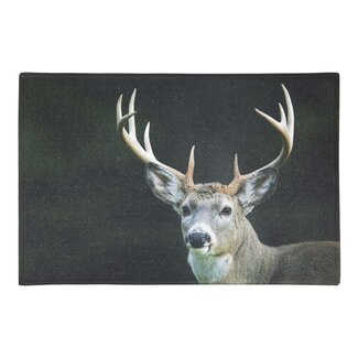 Mars & More deurmat wit staart hert 75x50cm