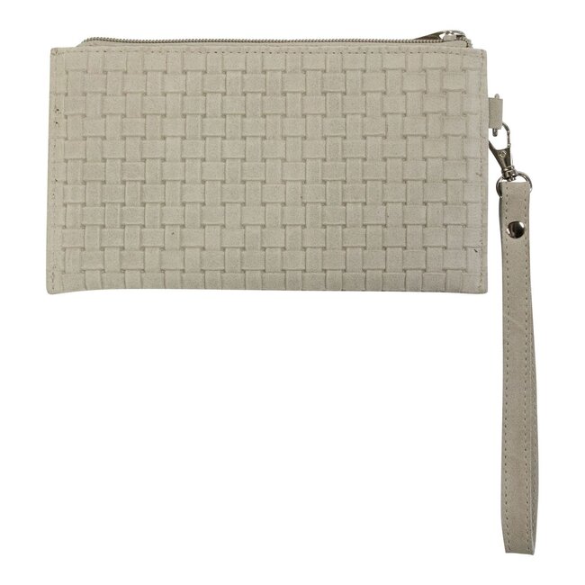 Mars & More etui koe met vakje geweven zand 20x11cm (bos taurus taurus)