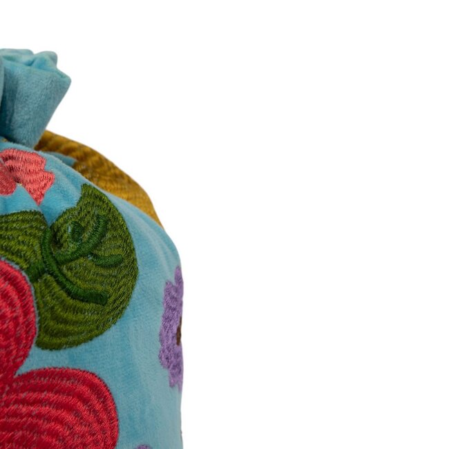 Mars & More Deurstopper Joy lichtblauw h20 d15cm