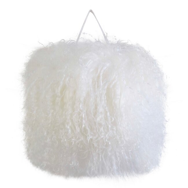 Mars & More deurstopper schaap krulhaar wit 15cm