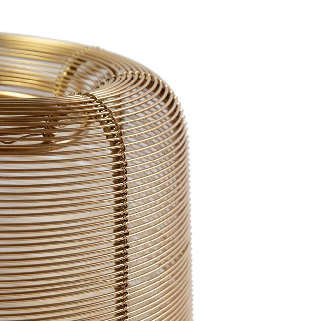 Mars & More Lantaarn Ijzer dara goud h30 d24cm