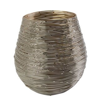 Mars & More Lantaarn Ijzer elara goud h15 d15cm