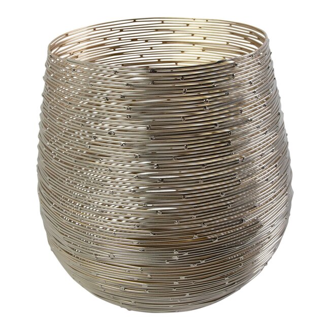 Mars & More Lantaarn Ijzer elara goud h20 d20cm