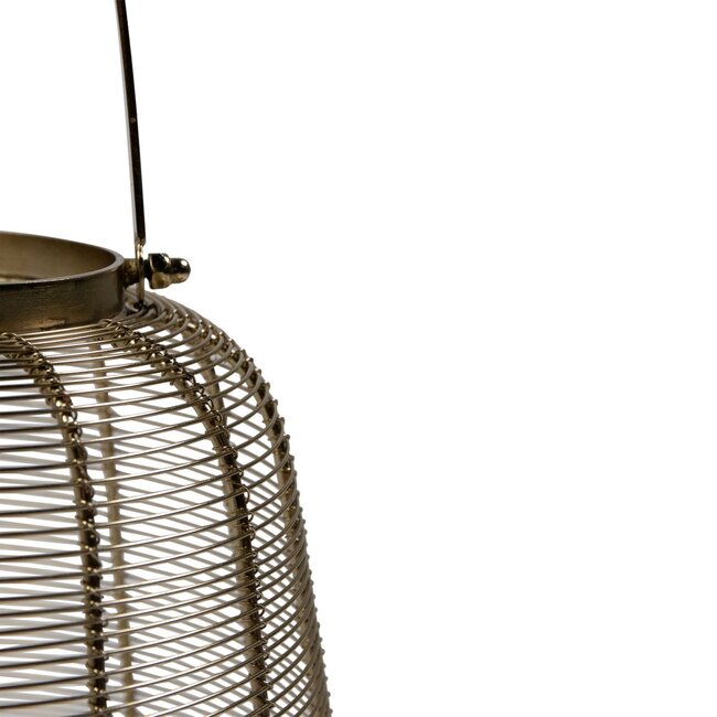 Mars & More Lantaarn met hendel goud h30 d27