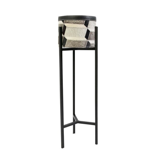 Mars & More Bloempot op standaard illusion multikleur h55 h67 h80 (set van 3) (bos taurus taurus)