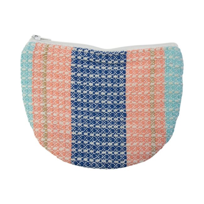 Mars & More Tasje Waffle blauw 15x20cm