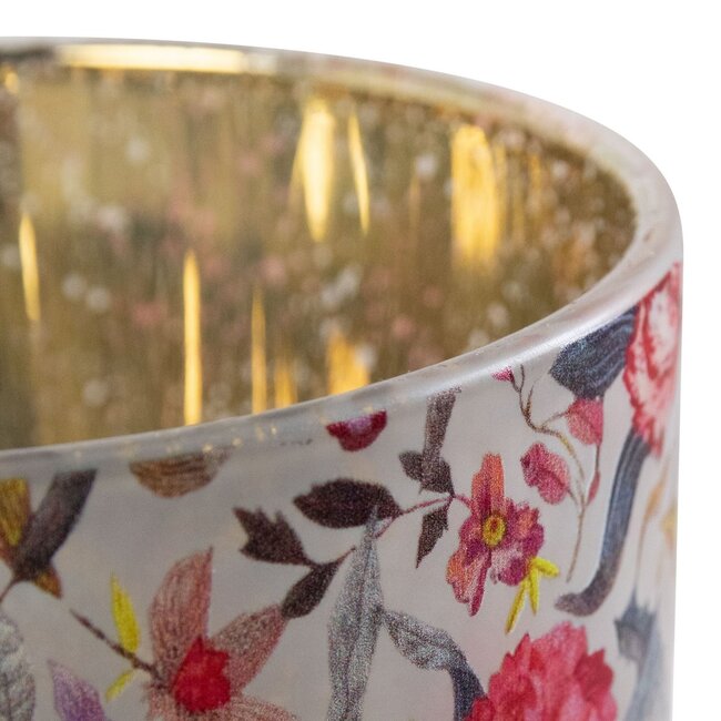 Mars & More Theelichthouder zara bloemen large 18cm