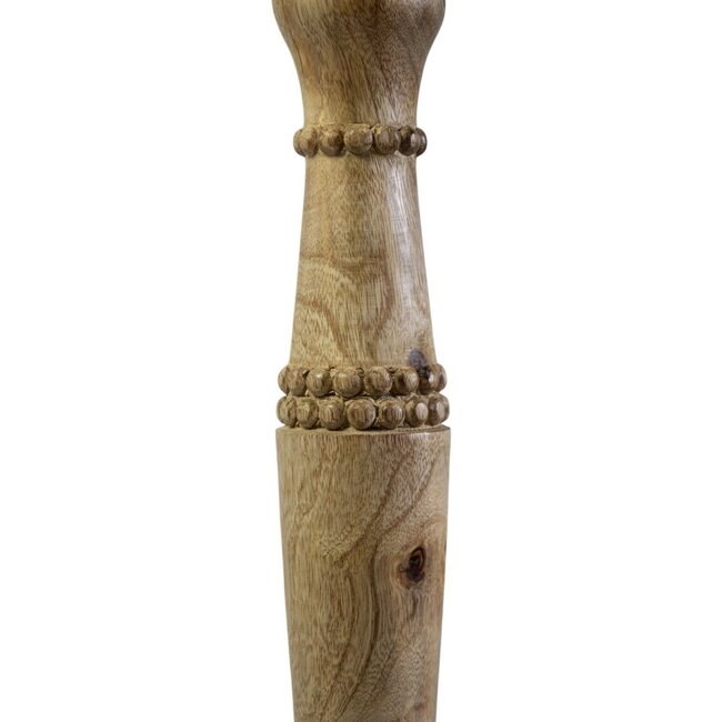 Mars & More Kandelaar mango hout bubbel 40cm