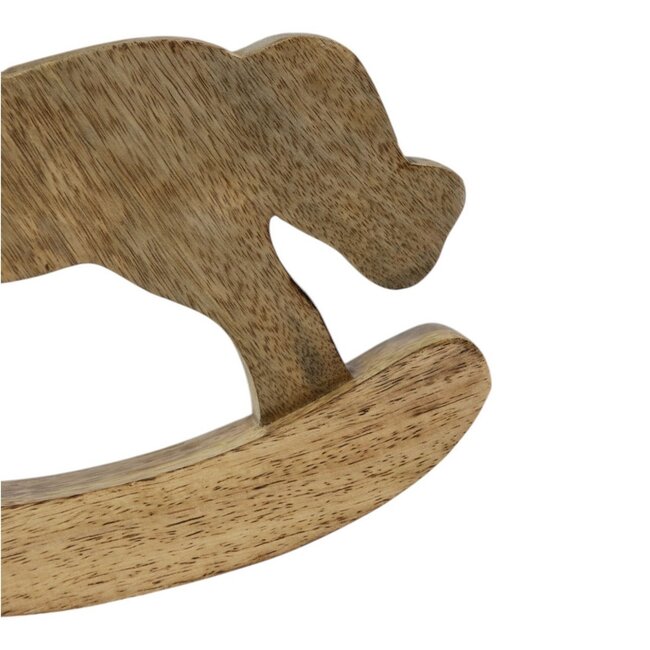 Mars & More Hobbelpaard mango hout 42x30cm