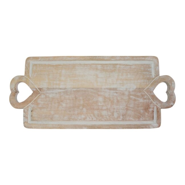 Mars & More Snijplank mango hout heart 64x27cm