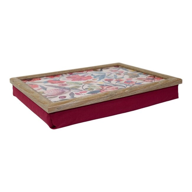 Mars & More - Laptray - Schoottafel - Schootkussen - Laptoptafel - Dienblad met kussen - Zara Botanica – 43x33 cm