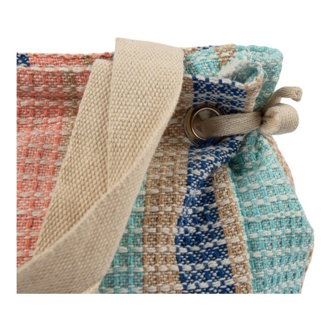 Mars & More Reistas Waffle blauw 35x35x15cm