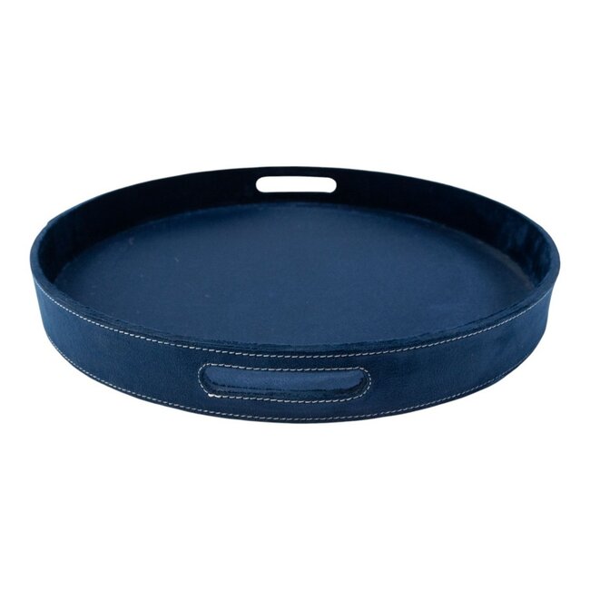 Mars & More Dienbladen round donkerblauw dia 30, 38, 45 cm (set of 3)