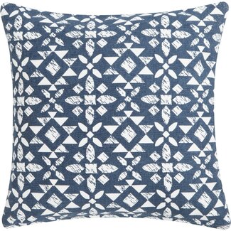 Linen & More Happy Cuba dark blue Cushion 45 cm x 45 cm