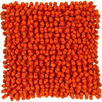 Linen & More Bergen Cushion orange 45 cm x 45 cm