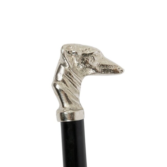 Mars & More Wandelstok met houten hond 95cm