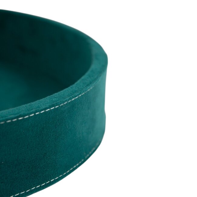 Mars & More Dienbladen rond fluweel petrol dia 30, 38, 45 cm (set of 3)