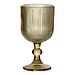 Mars & More Wineglass Amber Stripe h16 d9