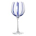 Mars & More Wineglass Blue Stripe h21 d9,5