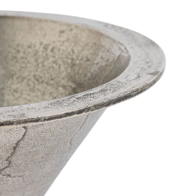 Mars & More Wijnkoeler zilver hout h38,5 d38