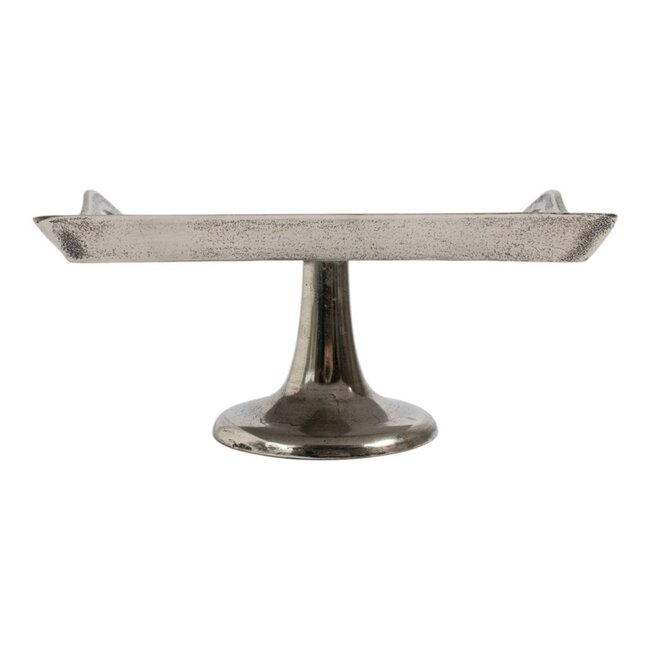 Mars & More Dienblad op voet zilver h20 34,5x34,5