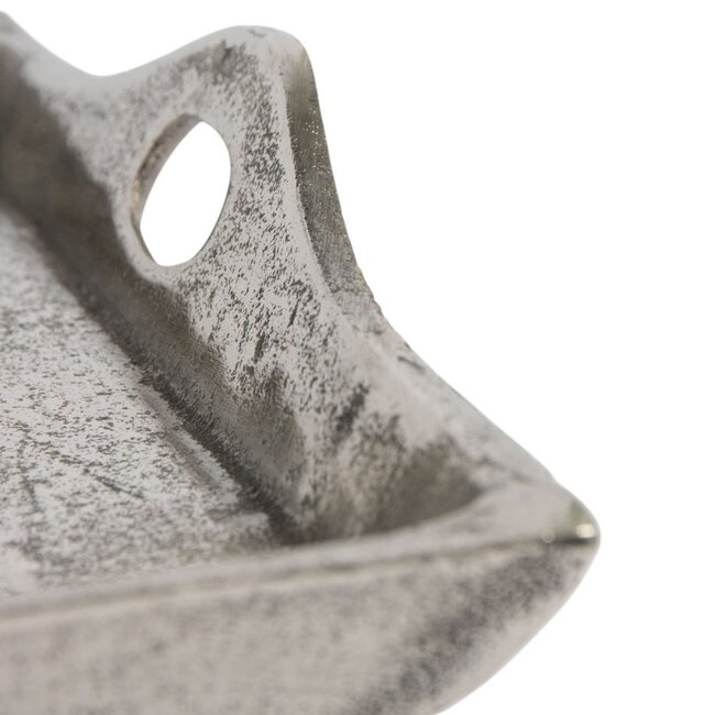 Mars & More Dienblad op voet zilver h20 34,5x34,5