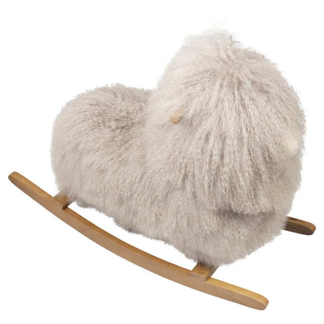 Mars & More hobbeldier schaap krulhaar grijs 75cm (ovis aries)