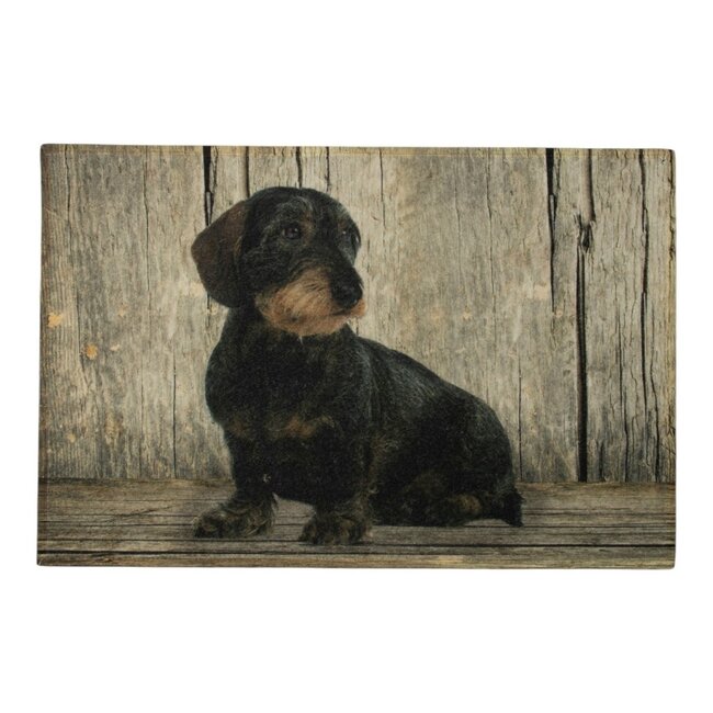 Mars & More deurmat teckel zittend 75x50cm