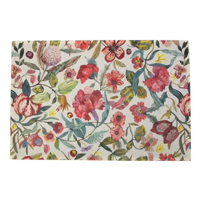 Mars & More Deurmat Zara bloemen 75x50cm