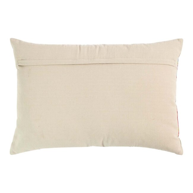 Mars & More Kussen geborduurd met wilde bloemen kleurrijke mix 40x60cm