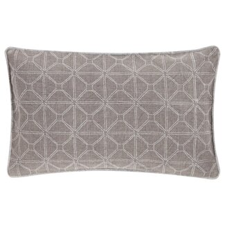 Sierkussen Stonewash kussen grijs 30x50cm