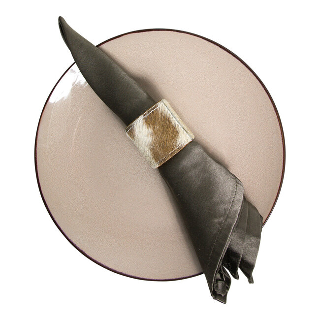 Mars & More servetring koehuid bruin 5cm