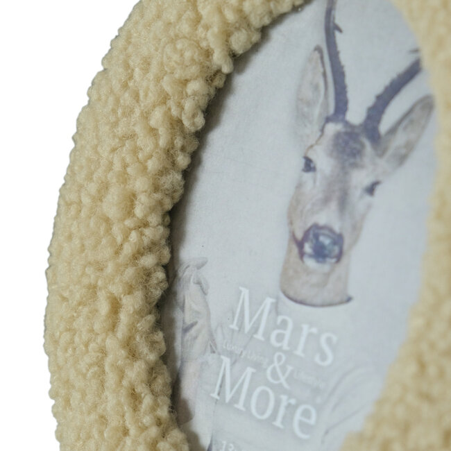 Mars & More teddy fotolijst ovaal beige 20x25cm