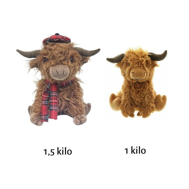 Dream-Living Deurstopper  schotse hooglander tartan staand 1.5 kilo