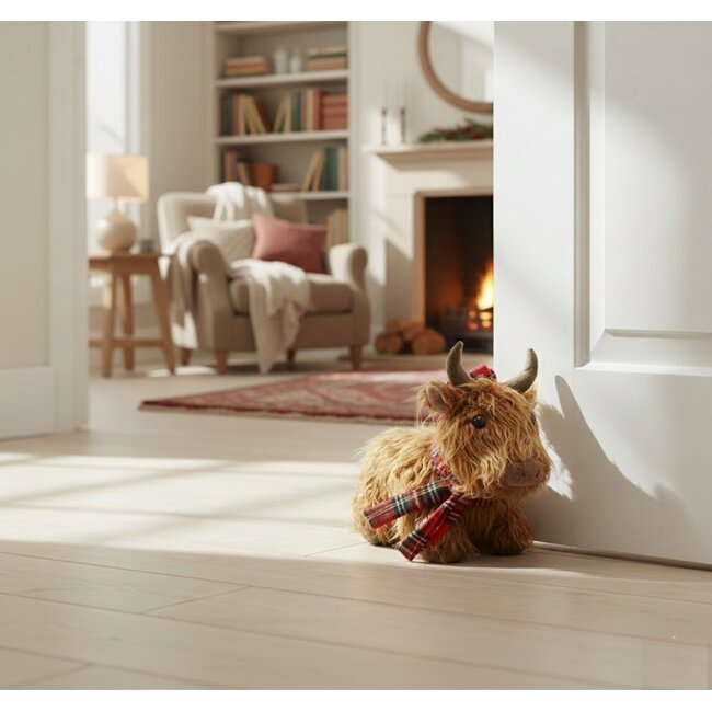 Dream-Living Deurstopper  schotse hooglander tartan staand 1.5 kilo