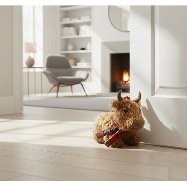 Dream-Living Deurstopper  schotse hooglander tartan staand 1.5 kilo