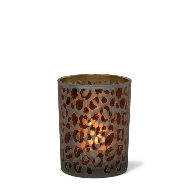 Mars & More Theelichthouder luipaard stippen small 8cm