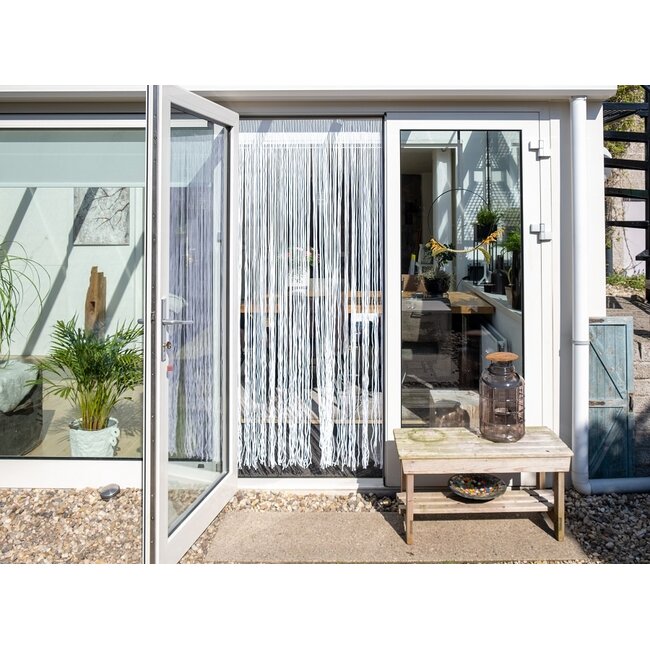 2Lif Tortuga Vliegengordijn wit 90x200cm