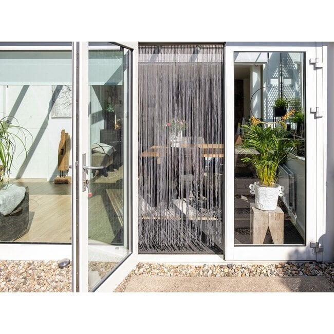 2Lif Tortuga Vliegengordijn licht grijs 90x200cm