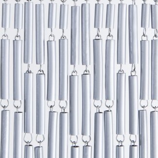 2Lif Havana Vliegengordijn zilver grijs 100x230cm