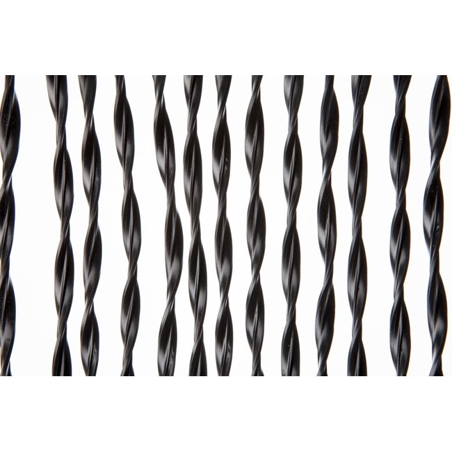 2Lif Pvc Vliegengordijn zwart 93x210cm