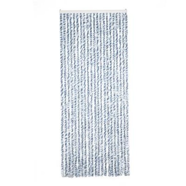 2Lif Chenille Caravan vliegengordijn blauw/grijsmulti 56x180cm