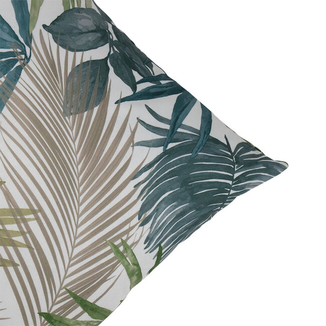 2Lif Banjol Flower Print Outdoor kussen blauw 45x45cm