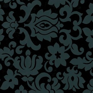 2Lif Class. Ornament Zelfklevende Folie Mini rol zwart 45cmx2mtr