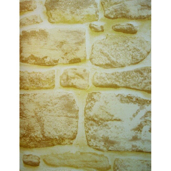 2Lif Mediterranean Stonewall Zelfklevende Folie Mini rol zand 45cmx2mtr