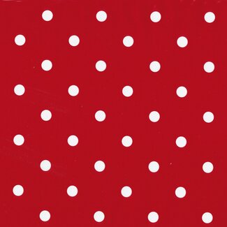 2Lif Dots Zelfklevende Folie Mini rol rood 45cmx2mtr