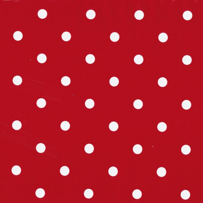 2Lif Dots Zelfklevende Folie Mini rol rood 45cmx2mtr