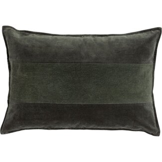 Linen & More Velvet Corduroy sierkussen  Forest Gre 40x60cm