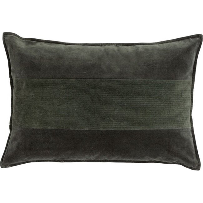 Linen & More Velvet Corduroy sierkussen  Forest Gre 40x60cm